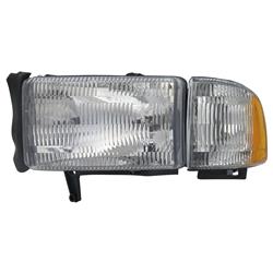 TYC Headlights for 1994-2002 RAM 3500, RAM 2500, 1994-2001 RAM 1500 - 20-3017-78-9