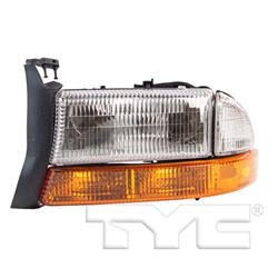 TYC Headlights for 1998-2004 DAKOTA, 1998-2003 DURANGO - 20-5064-09-9