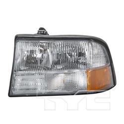 TYC Headlights for 1998-2001 BRAVADA, JIMMY, 1998-2004 SONOMA - 20-5244-00