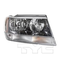 TYC Headlights for 2002-2003 GRAND CHEROKEE - 20-5575-80