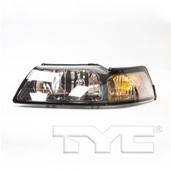 TYC Headlights for 2001-2004 MUSTANG - 20-5696-91-9