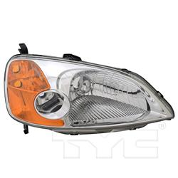TYC Headlights for 2001-2003 CIVIC - 20-5949-01-9