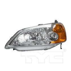 TYC Headlights for 2001-2003 CIVIC - 20-5950-00