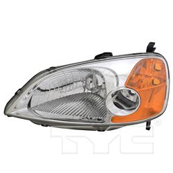 TYC Headlights for 2001-2003 CIVIC - 20-5950-01-9
