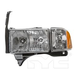 TYC Headlights for 1999-2002 RAM 3500, RAM 2500, 1999-2001 RAM 1500 - 20-6070-00