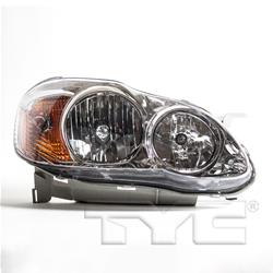 TYC Headlights for 2005-2008 COROLLA - 20-6235-80-9