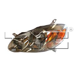 TYC Headlights for 2003-2004 COROLLA - 20-6236-90-9
