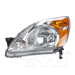 TYC Headlights for 2002-2004 CR-V - 20-6376-00