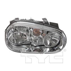 TYC Headlights for 1999-2002 CABRIO, GOLF - 20-6473-90