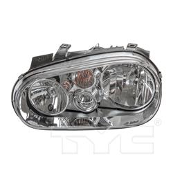 TYC Headlights for 1999-2002 CABRIO, GOLF - 20-6474-90