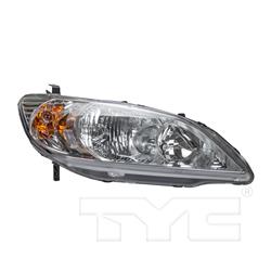 TYC Headlights for 2004-2005 CIVIC - 20-6499-00
