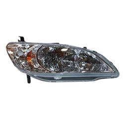TYC Headlights for 2004-2005 CIVIC - 20-6499-01-9