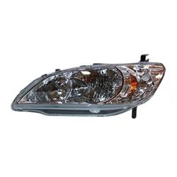 TYC Headlights for 2004-2005 CIVIC - 20-6500-01-9