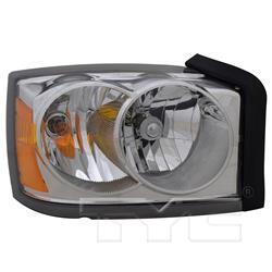 TYC Headlights for 2006-2007 DAKOTA - 20-6587-90-9
