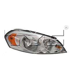 TYC Headlights for 2006-2013 IMPALA, 2014-2016 IMPALA LIMITED, 2006-2007 MONTE CARLO - 20-6745-00