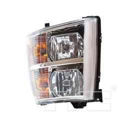 TYC Headlights for 2007-2014 SILVERADO 3500 HD, SILVERADO 2500 HD, 2007-2013 SILVERADO 1500 - 20-6818-00-9