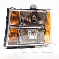 TYC Headlights for 2007-2014 SIERRA 3500 HD, SIERRA 2500 HD, 2007-2013 SIERRA 1500 - 20-6820-00-9