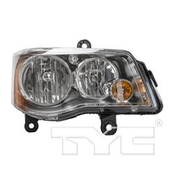 TYC Headlights for 2012-2015 C/V, 2011-2020 GRAND CARAVAN, 2008-2016 TOWN & COUNTRY - 20-6919-00