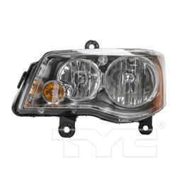 TYC Headlights for 2012-2015 C/V, 2011-2020 GRAND CARAVAN, 2008-2016 TOWN & COUNTRY - 20-6920-00