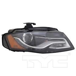 TYC Headlights for 2009-2012 A4, A4 QUATTRO, 2010-2012 S4 - 20-9041-01-9