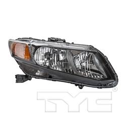 TYC Headlights for 2012 CIVIC - 20-9209-00-9