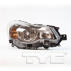 TYC Headlights for 2012-2014 IMPREZA, 2013-2015 XV CROSSTREK - 20-9303-00-9