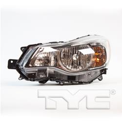 TYC Headlights for 2012-2014 IMPREZA, 2013-2015 XV CROSSTREK - 20-9304-00-9