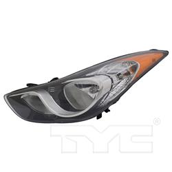 TYC Headlights for 2011-2013 ELANTRA, 2013-2014 ELANTRA COUPE - 20-9454-00-9