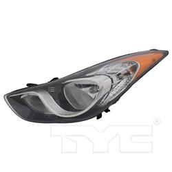 TYC Headlights for 2011-2013 ELANTRA, 2013-2014 ELANTRA COUPE - 20-9454-00
