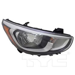 TYC Headlights for 2015-2017 ACCENT - 20-9717-00