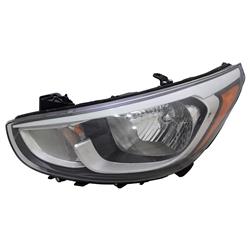 TYC Headlights for 2015-2017 ACCENT - 20-9718-00