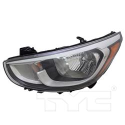 TYC Headlights for 2015-2017 ACCENT - 20-9718-00