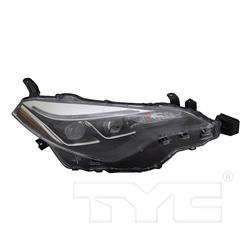 TYC Headlights for 2017-2019 COROLLA - 20-9883-00