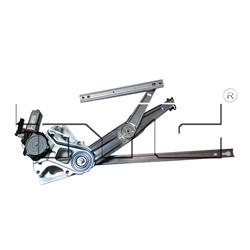 TYC Power Window Regulator and Motor Assemblies for 2001-2006 SEBRING, STRATUS - 660162