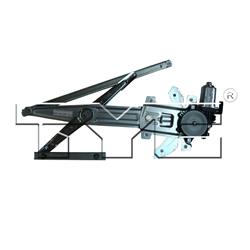 TYC Power Window Regulator and Motor Assemblies for 2004-2012 CANYON, COLORADO - 660245