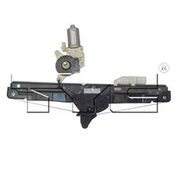 TYC Power Window Regulator and Motor Assemblies for 2011-2014 200, 2008-2014 AVENGER, 2007-2010 SEBRING - 660474