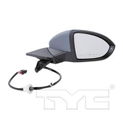 TYC Replacement Mirrors for 2015-2021 GOLF, 2017-2019 GOLF ALLTRACK, 2015-2019 GOLF SPORTWAGEN - 8610651
