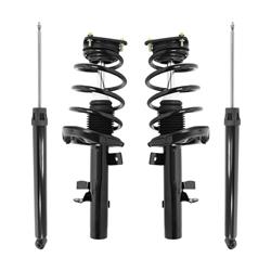 Unity Automotive Complete Strut Assembly and Shocks for 2012-2018 FOCUS - 4-11085-252150-001