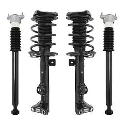 Unity Automotive Complete Strut Assembly and Shocks for 2010-2014 E350, 2015-2017 E400 - 4-11750-254870-001