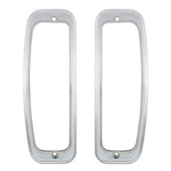 United Pacific Taillight Bezels for 1966-1977 BRONCO - 110583