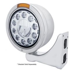 United Pacific Half Moon Bullet Headlight Assemblies 31568