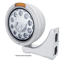 United Pacific Half Moon Bullet Headlight Assemblies 31576
