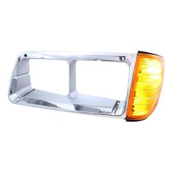 United Pacific Headlight Bezels for 1991-2002 FLD112, 1989-2002 FLD120 - 32336