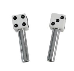 United Pacific Dice Door Lock Knobs 70041