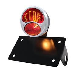 United Pacific Incandescent 1928 STOP DUO Bobber-Style Taillights 86805