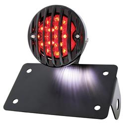United Pacific LED Bobber-Style with Grille Bezel Taillights 86853