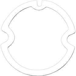 United Pacific Taillight Lens Gaskets for 1964 BEL AIR, BISCAYNE, IMPALA - C6451