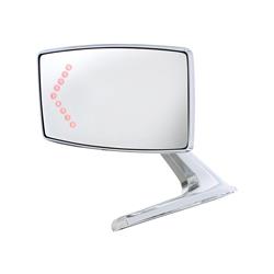 United Pacific Exterior Mirror Assemblies with LED Turn Signals for 1967-1968 MUSTANG - F676802