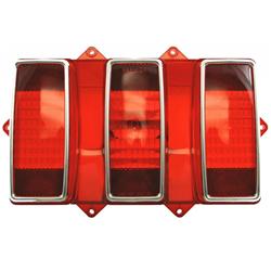 United Pacific Taillight Lenses for 1969 MUSTANG - F6901