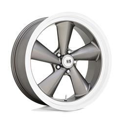 U.S. Mags TS U137 Anthracite Wheels with Diamond Cut Lip 22x10.5